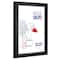 Frame USA Corporate Thin Black Single Image Picture Frame with Mat